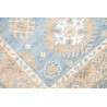 Rug Kazak Afghanistan 85x200 Sky Blue Sand Beig