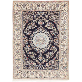 Tappeto Originale Nain 9la Persia 167x236 Blu N