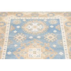 Rug Kazak Afghanistan 79x191 Light Blue Beige C
