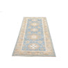 Rug Kazak Afghanistan 83x200 Sky Blue Sand Crea