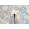 Rug Kazak Afghanistan 83x200 Sky Blue Sand Crea