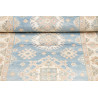 Rug Kazak Afghanistan 79x191 Sky Blue Cream Bei