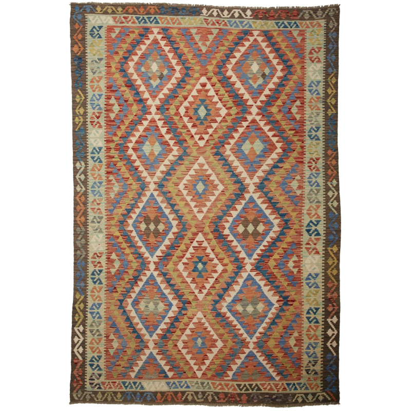 Kilim 175x258 Cm Kilim, Afghanistan, Hand-carded Wool (warp: