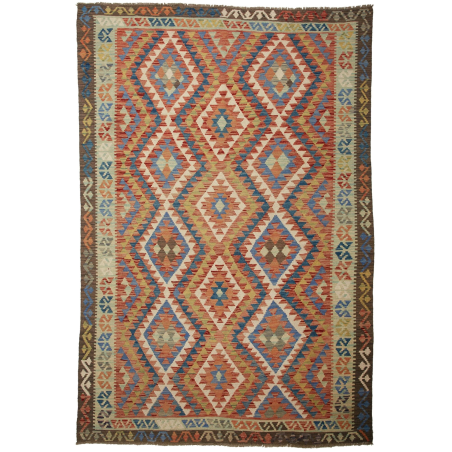 Kilim 175x258 Cm Kilim, Afghanistan, Hand-carded Wool (warp: