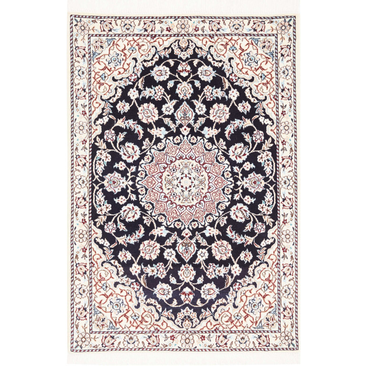 Tappeto Originale Nain 9la Persia 81x120 Blu Sc
