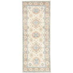 Rug Kazak Afghanistan 82x196 Cream Beige Light