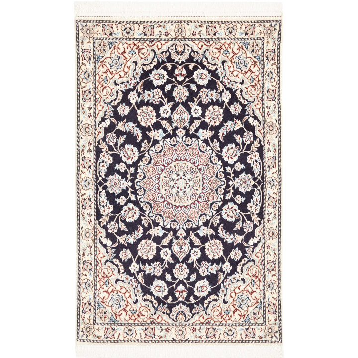 Tappeto Originale Nain 9la Persia 80x127 Blu Sc