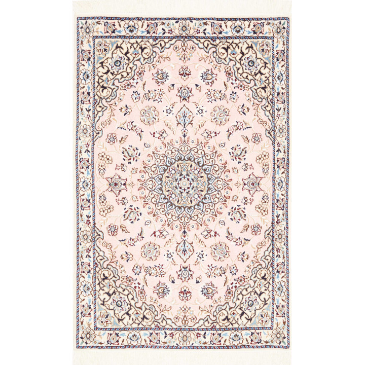 Hand Made Rug Nain 9la Persia 80x120 Light Pink