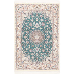 Tappeto Originale Nain 9la Persia 98x148 Verde