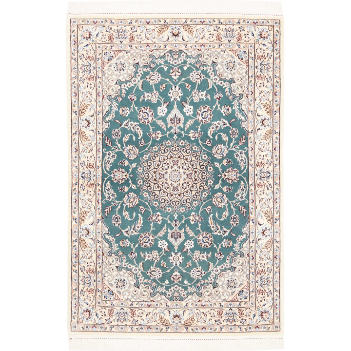 Tappeto Originale Nain 9la Persia 98x148 Verde