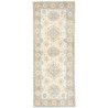 Rug Kazak Afghanistan 77x196 Cream Light Blue T