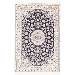 Hand Made Rug Nain 9la Persia 99x149 Dark Blue