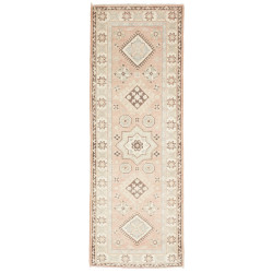 Rug Kazak Afghanistan 61x175 Antique Pink Cream