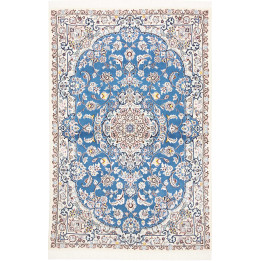 Tappeto Originale Nain 9la Persia 104x157 Blu A