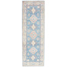Rug Kazak Afghanistan 62x182 Sky Blue Peach Pin