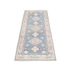 Rug Kazak Afghanistan 62x182 Sky Blue Peach Pin