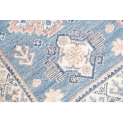 Rug Kazak Afghanistan 62x182 Sky Blue Peach Pin