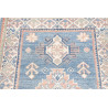Rug Kazak Afghanistan 62x182 Sky Blue Peach Pin