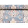 Rug Kazak Afghanistan 62x182 Sky Blue Peach Pin