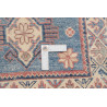 Rug Kazak Afghanistan 62x182 Sky Blue Peach Pin