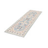 Rug Kazak Afghanistan 62x188 Sky Blue Cream Pea