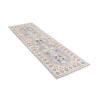 Rug Kazak Afghanistan 62x188 Sky Blue Cream Pea