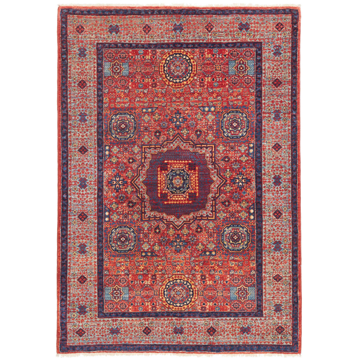 Tappeto Originale Kairo Pakistan 103x147 Rosso