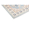 Rug Kazak Afghanistan 62x188 Sky Blue Cream Pea