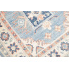 Rug Kazak Afghanistan 62x188 Sky Blue Cream Pea