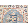 Rug Kazak Afghanistan 62x188 Sky Blue Cream Pea