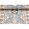 Rug Kazak Afghanistan 62x188 Sky Blue Cream Pea