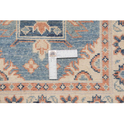 Rug Kazak Afghanistan 62x188 Sky Blue Cream Pea