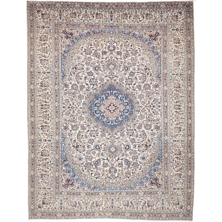 Hand Made Rug Nain Kashmar Persia 303x400 Ivory