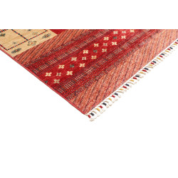 Rug Siva Pakistan 244x296 Red Cream Beige Blue