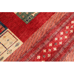Rug Siva Pakistan 244x296 Red Cream Beige Blue