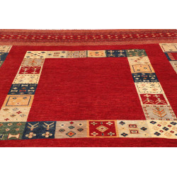 Rug Siva Pakistan 244x296 Red Cream Beige Blue