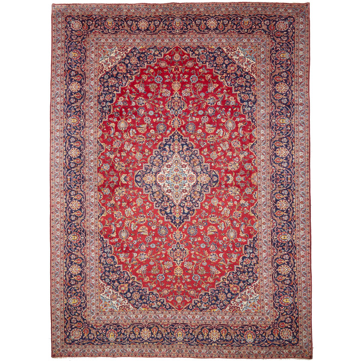 Hand Made Rug Ardakan Persia 302x415 Red Dark B