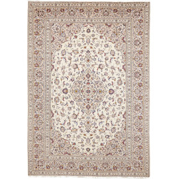 Tappeto Originale Kashan Persia 246x354 Avorio