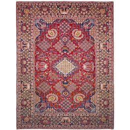 Hand Made Rug Nadjafabad Persia 298x403 Red Mid