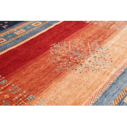 Rug Siva Pakistan 245x285 Blue Red Beige