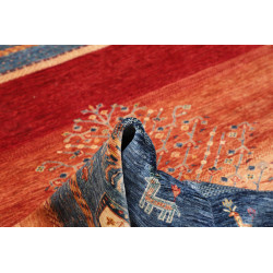 Rug Siva Pakistan 245x285 Blue Red Beige