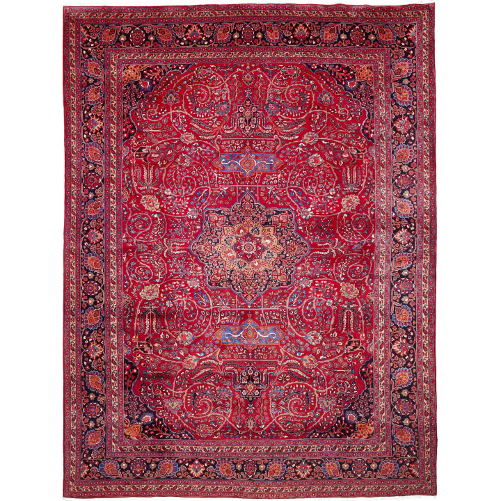 Tappeto Originale Mashad Persia 303x400 Rosso B