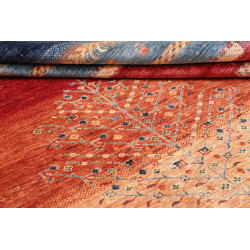 Rug Siva Pakistan 245x285 Blue Red Beige