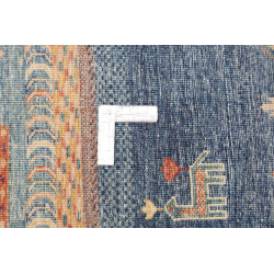 Rug Siva Pakistan 245x285 Blue Red Beige