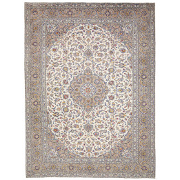 Tappeto Originale Kashan Persia 300x405 Avorio