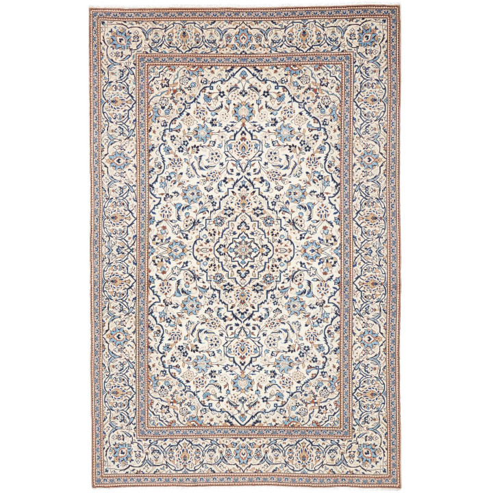 Tappeto Originale Kashan Persia 193x298 Avorio