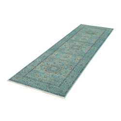 Rug Mamlouk Pakistan 79x248 Turquoise Emerald O