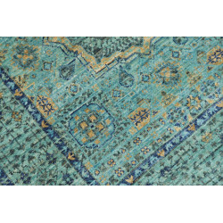Rug Mamlouk Pakistan 79x248 Turquoise Emerald O