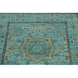 Rug Mamlouk Pakistan 79x248 Turquoise Emerald O
