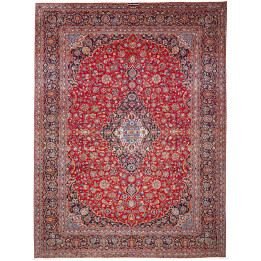 Hand Made Rug Ardakan Persia 310x410 Red Dark B